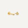 14 Karaat Goud Bolletjes Cluster Piercing - 8