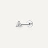 Białe złoto 585 z diamentami Mini Diamond Lotus Piercing (0.02 ct) - 1