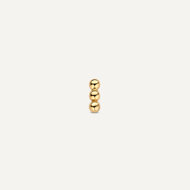 14 Karaat Goud Bolletjes Staaf Piercing - 5