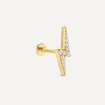 Diamond Lightning Bolt Piercing (0.05 ct)