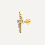 Diamant Bliksem Piercing (0.05 ct)