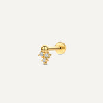 Diamond Sphere Cluster Piercing (0.02 ct)