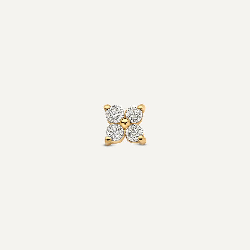 Diamant Klaver Piercing (0.07 ct)