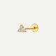 Mini Diamond Lotus Piercing (0.02 ct)
