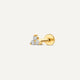 Mini Diamant Lotus Piercing (0.02 ct)