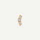 Diamond Curved Bar Piercing (0.06 ct)