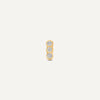 585er Gold mit Diamanten Diamant Reihe Bezel Set Piercing (0.03 ct) - 5