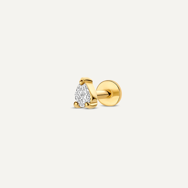 Diamond Pear Cut Piercing (0.04 ct)