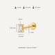 Diamond Baguette Piercing 0.05 ct