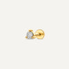 Three Prong Diamond Piercing (0.05 ct)