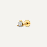 Three Prong Diamond Piercing (0.05 ct)