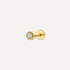 Diamond Bezel Set Round Cut Piercing (0.03 ct)