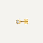 Diamant Bezel Set Round Cut Piercing (0.03 ct)