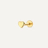 14 Karaat Goud Hart Piercing - 1