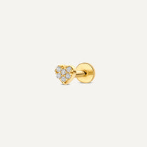 Pavé Diamant Hart Piercing (0.02 ct)