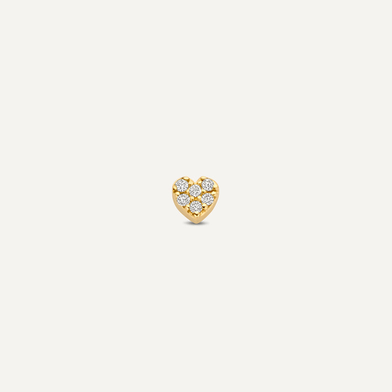 Pavé Diamant Hart Piercing (0.02 ct)