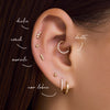 14 Karaat Goud Staaf Piercing - 8