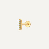 Pavé Diamant Staaf Piercing (0.02 ct)