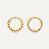 14 Karat Gold Cartilage Hoops Piercing Set (9mm) - 1