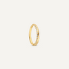 14 Karat Gold with Diamonds Pavé Diamond Daith Hoop Piercing (13mm) (0.06 ct) - 5