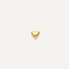 14 Karat Gold Puffy Heart Piercing - 5