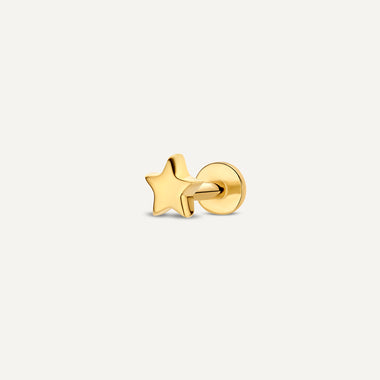 14 Karat Gold Star Piercing - 1