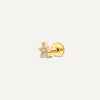 Pavé Diamond Star Piercing (0.01 ct)