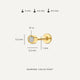 Diamond Illusion Set Round Cut Piercing (0.01 ct)
