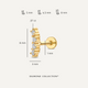 Diamond Curved Bar Piercing (0.07 ct)