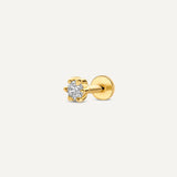 Mini Six Prong Diamond Piercing (0.03 ct)