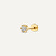 Mini Diamante de Seis Garras para Piercing (0.03 ct)