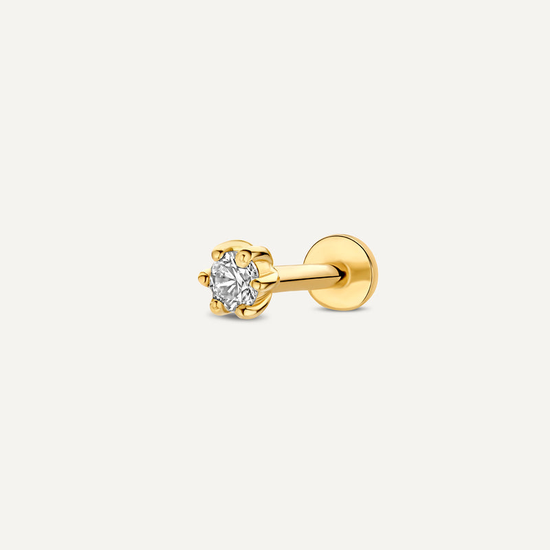 Mini Diamante de Seis Garras para Piercing (0.03 ct)
