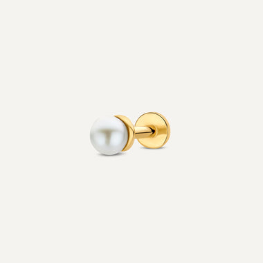 14 Karat Gold Pearl Piercing - 1