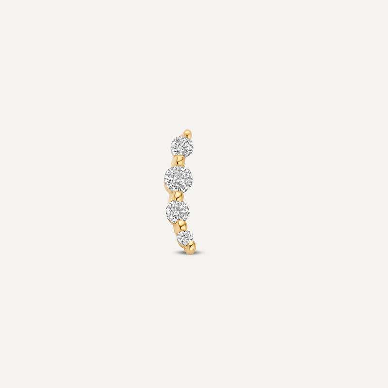 Diamond Threaded Curve Piercing (0.05 ct)