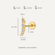 Diamond Threaded Curve Piercing (0.05 ct)
