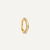 14 Karat Guld med Diamanter Pavé Diamant Daith Hoop Piercing (10mm) (0.05 ct) - 4