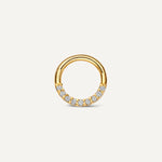 Pavé Diamant Daith Creol Piercing (10mm) (0.05 ct)