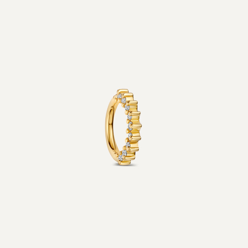 Diamant Evighedsring Daith Creol Piercing (10mm) (0.06 ct)