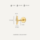 Diamond Lightning Bolt Piercing (0.01 ct)
