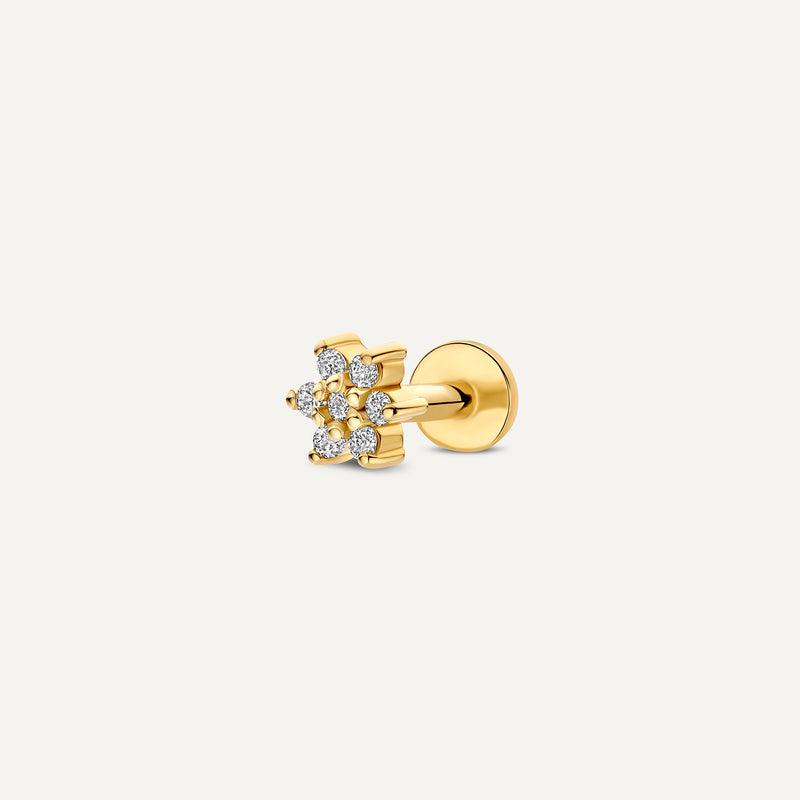 Diamond Flower Piercing (0.05 ct)