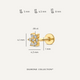 Diamond Flower Piercing (0.05 ct)