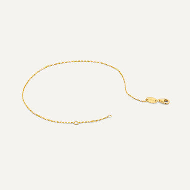 18 Karaat Goud Essential Link Schakelarmband - 11