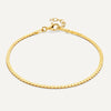 14 Karaat Goud Serpentine Bolletjes Armbanden Set - 5