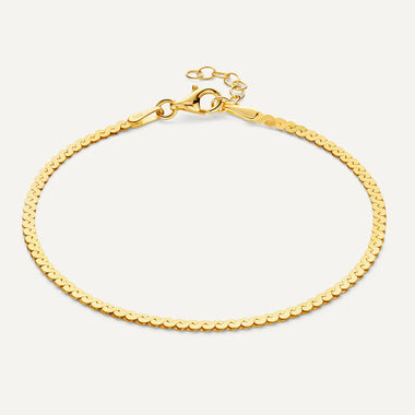 14 Karaat Goud Serpentine Bolletjes Armbanden Set - 4