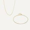 Set de Collar y Pulsera de Cadena Barbado Baby