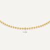 Or 14 Carats Bracelet Boules - 8
