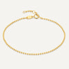 Or 14 Carats Bracelet Boules - 1