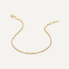 Or 14 Carats Bracelet Boules - 5