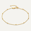 14 Karaat Goud Stationed Essential Armbanden Set - 6