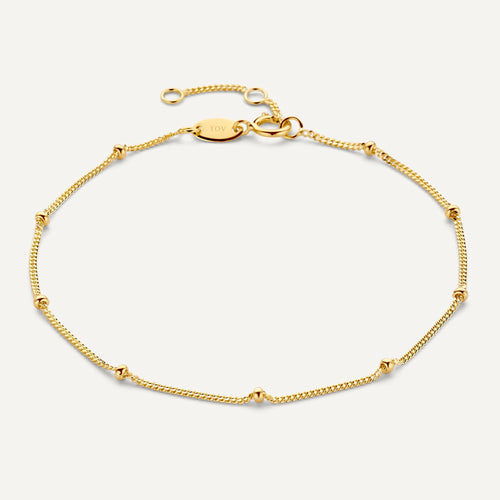 14 Karat Gold Stationed Essential Bracelets Set